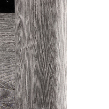 Дверь межкомнатная остекленная ЦАРГИ ПВХ Х32 Ривьера Грей/черное стекло 700мм Двери ГУД *1